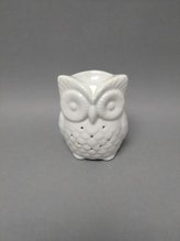 Aromalampa sova bílá