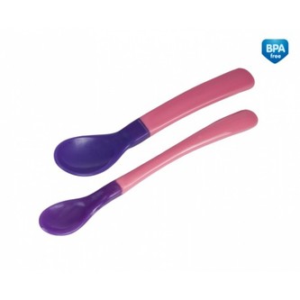 Canpol babies Plastové lžičky TERMO 2ks