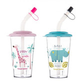 Canpol babies Hrneček s uzavíratelnou slámkou AFRIKA 320ml