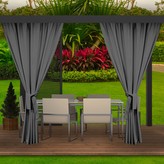 Venkovní zahradní závěs s tunýlkem MIAMI tmavě šedá 155x240 cm (cena za 1 kus) MyBestHome