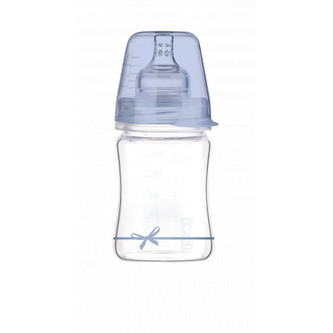 LOVI Lahev skleněná 150ml BABY SHOWER kluk