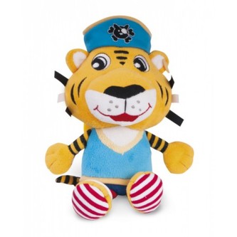 Canpol babies Plyšové chrastítko s klipem piráti