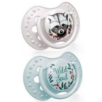 LOVI Dudlík silikonový dynamický WILD SOUL 3-6m 2ks kluk
