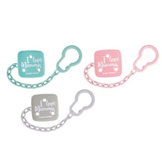 Canpol babies Řetízek na dudlík I LOVE MUMMY