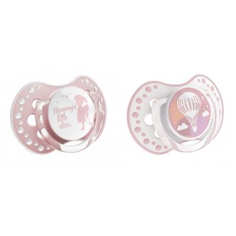 LOVI Dudlík 6-18m silikonový dynamický PRIDE & JOY 2ks