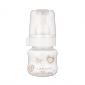 Canpol babies Lahev se širokým hrdlem NEWBORN BABY 60ml béžová