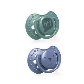 LOVI Dudlík silikonový dynamický HEY 3-6m 2ks