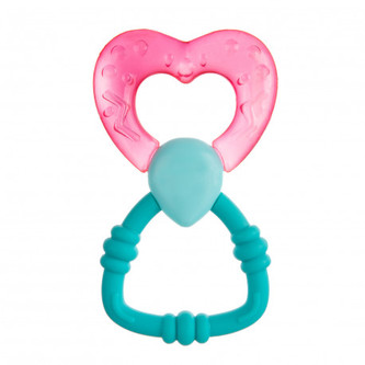 Canpol babies Chladící kousátko s chrastítkem magická hůlka červená