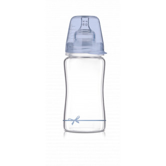 LOVI lahev skleněná 250ml BABY SHOWER kluk