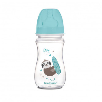 Canpol babies Láhev se širokým hrdlem EXOTIC ANIMALS 240 ml