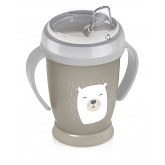 LOVI Hrneček nevylévací BUDDY BEAR 250ml 6m+