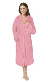 Froté župan dámský - růžový - vel. XL