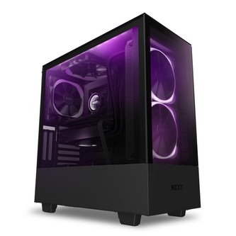 NZXT skříň H510 ELITE / ATX / průhledné čelo a bok / USB 3.0 / USB-C 3.1 / RGB LED / Smart case s intel. funkcemi/ černá