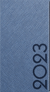 Týdenní diář Jakub Tora kapesní Modrošedá