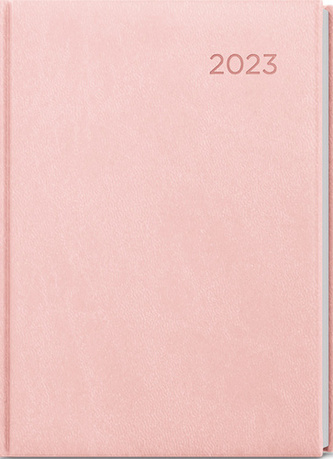 Denní diář David Vivella A5 Pastelová růžová