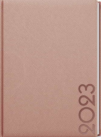 Denní diář David Tora A5 Pudrová