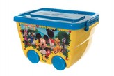 Box úložný na kolečkách Mickey Disney plast 40x25x32cm