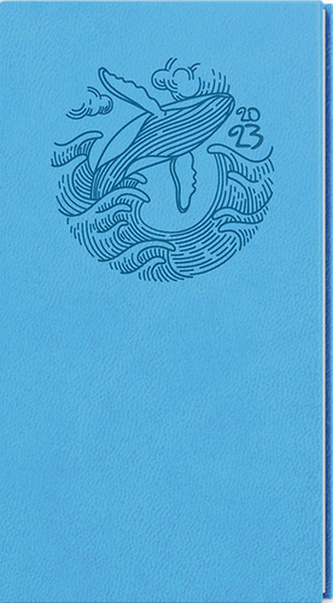 Týdenní diář Jakub Vivella s ražbou kapesní sv. modrá velryba