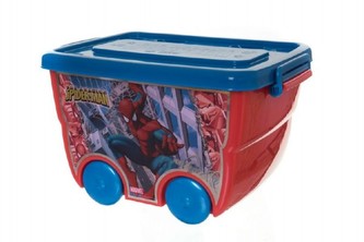 Box úložný na kolečkách Marvel Spiderman plast 40x25x32cm