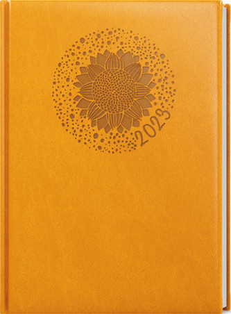 Týdenní diář Oscar Vivella s ražbou Okrová Slunce