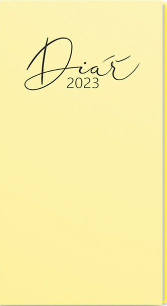Týdenní diář Jakub Pastelo kapesní Žlutá