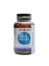 Viridian - Vitamin D3 & K2 90 kapslí