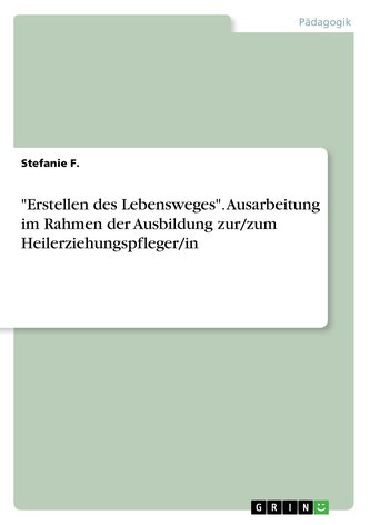 "Erstellen des Lebensweges". Ausarbeitung im Rahmen der Ausbildung zur/zum Heilerziehungspfleger/in