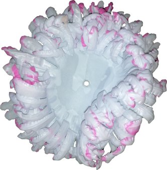 Chryzantéma - voskované volné plátky - bílorůžové (600 ks)