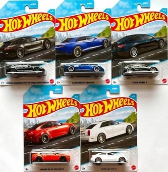 Hot Wheels Tématické auto - luxusní sedan HFW37