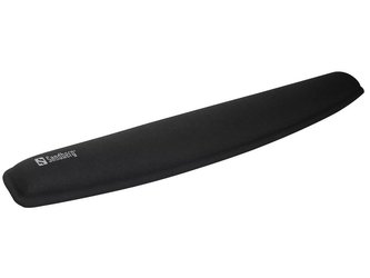 Sandberg Memory Foam Wrist Rest 48cm, Opěrka zápěstí z paměťové pěny ke klávesnici, černá