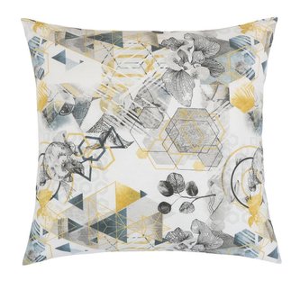 Polštářek EMA - trojúhelníky šedé - 45x45 cm Polštářek EMA - trojúhelníky šedé - 45x45 cm