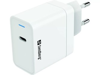 Sandberg USB-C AC Charger PD65W, EU, bílá