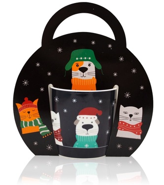 Hrnek 300 ml, Zvířátka v zimě