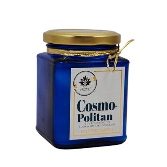Arôme Svíčka 170 g, v barevném skle s víčkem, Cosmopolitan