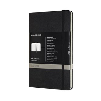 Moleskine: Professional diář-zápisník černý L