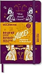 Moleskine: Alenka v říši divů plánovací zápisník 2019-2020 S