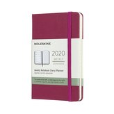 Moleskine: Plánovací zápisník 2020 tvrdý růžový S
