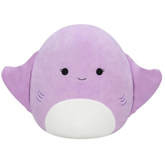 SQUISHMALLOWS Fialový rejnok - Aziza, 30 cm