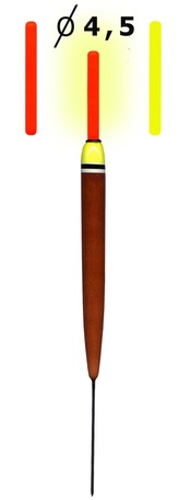 Splávky na stojaté vody, pevné uchycení - Balení 3 ks hmotnost: 3,5g