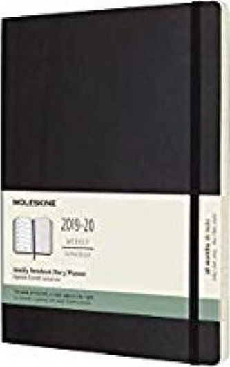 Moleskine: Plánovací zápisník 2019-2020 měkký černý XL