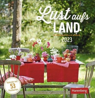 Lust aufs Land Postkartenkalender 2023