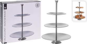 EXCELLENT Etažér 3 patrový nerez KO-A12160090