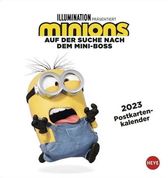 Minions Postkartenkalender 2023