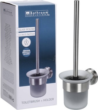 WC štětka závěsná nerez 37 cm