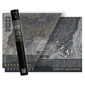 Mapa Zdrapka Tatry Polskie VIP