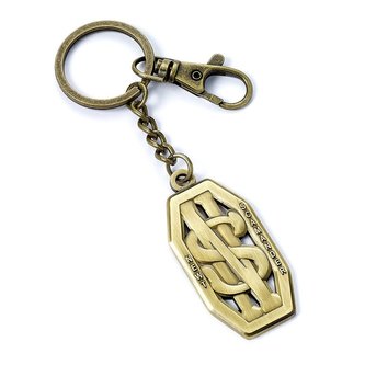 Kovová klíčenka Fantastická zvířata - Mlok Scamander Logo