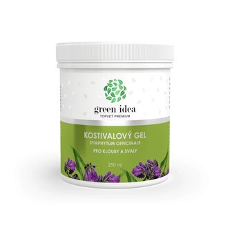 Topvet Kostivalový masážní gel 250 ml