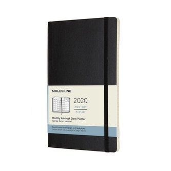 Moleskine: Měsíční diář 2020 měkký L