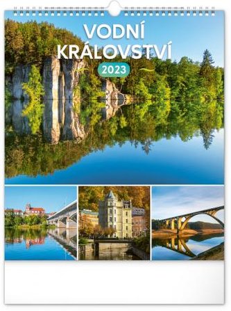 Kalendář 2023 nástěnný: Vodní království, 30 × 34 cm