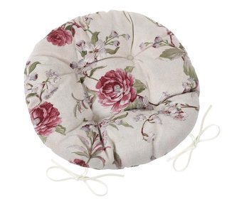 Sedák EMA kulatý prošívaný - růže vínová - průměr 40 cm Sedák EMA kulatý prošívaný - růže vínová - průměr 40 cm